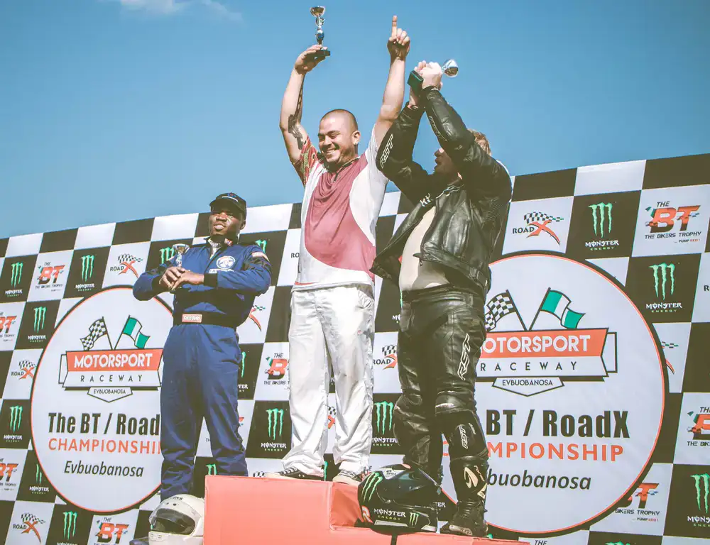 Sim racing championship digital trophy rendering